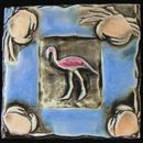 pink flamingo tile