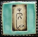 hawaiian petroglyph tile