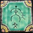 hawaiian petroglyph tile